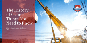 history of cranes